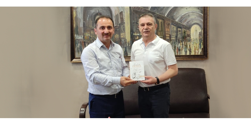 Milli Eğitim Şube Müdürü Erol Demir, İKO Başkanı Atayık’ı ziyaret etti