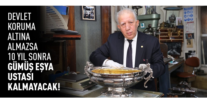53 yıllık gümüş objeci Aruş Taş