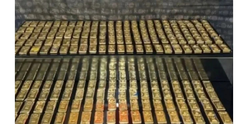 Hakkari'de 221 kg külçe altın ele geçirildi