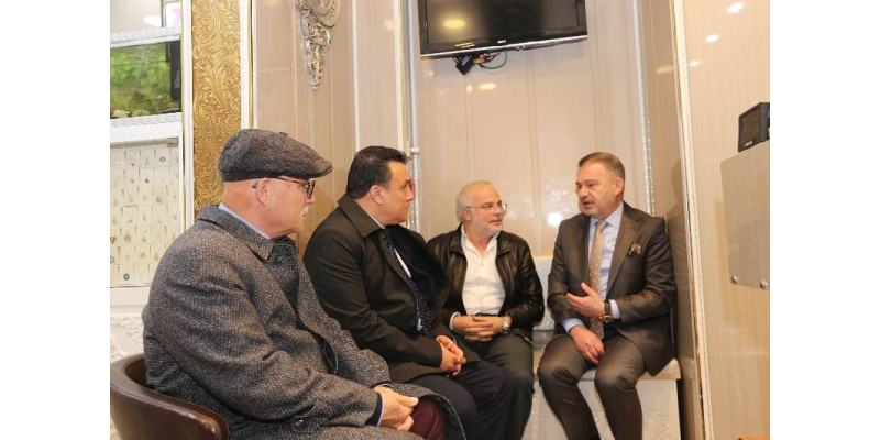 İKO'dan Moda Kuyumcusu'na 'Geçmiş olsun' ziyareti
